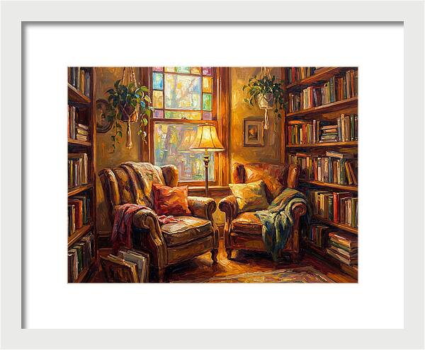 Cozy Reading Nook With Light
