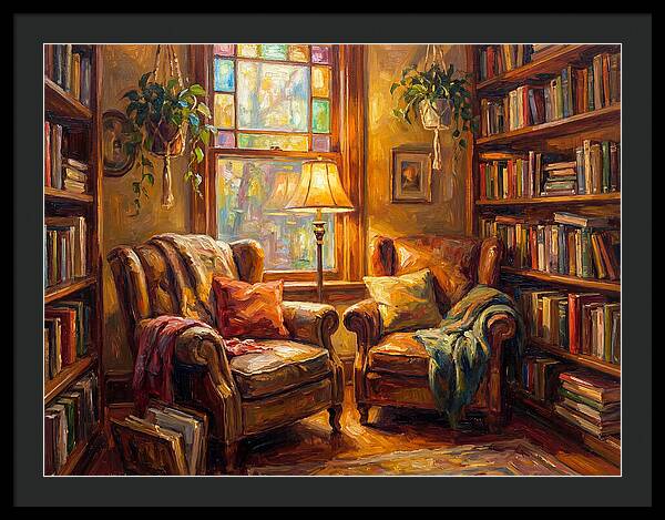 Cozy Reading Nook With Light