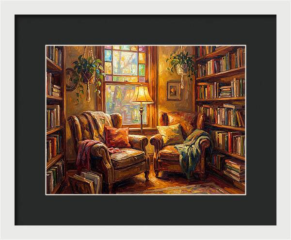 Cozy Reading Nook With Light
