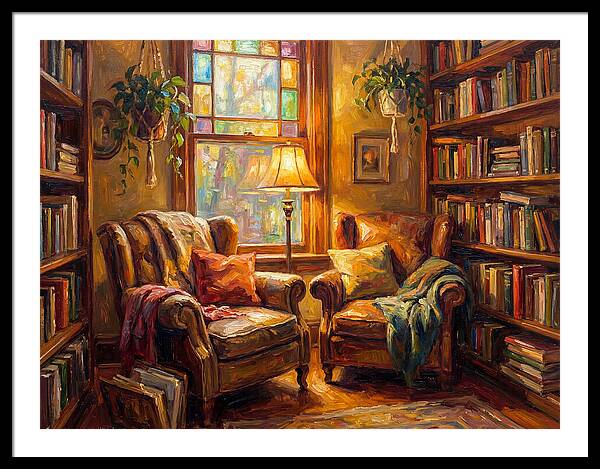 Cozy Reading Nook With Light