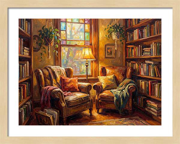 Cozy Reading Nook With Light