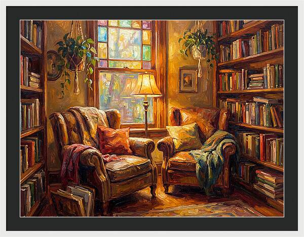 Cozy Reading Nook With Light
