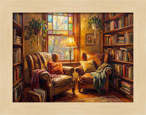 Cozy Reading Nook With Light