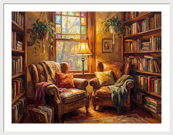 Cozy Reading Nook With Light