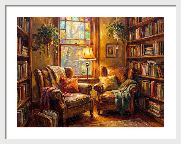 Cozy Reading Nook With Light