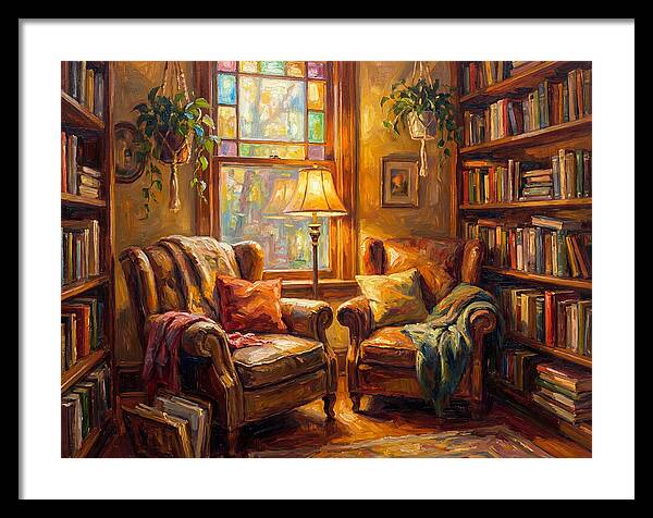 Cozy Reading Nook With Light