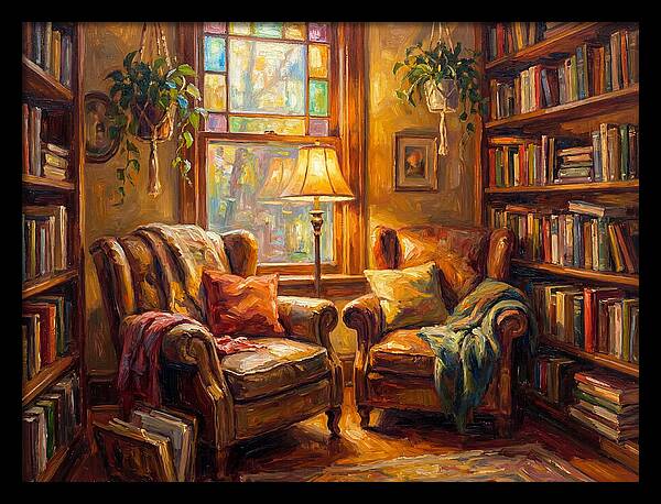 Cozy Reading Nook With Light
