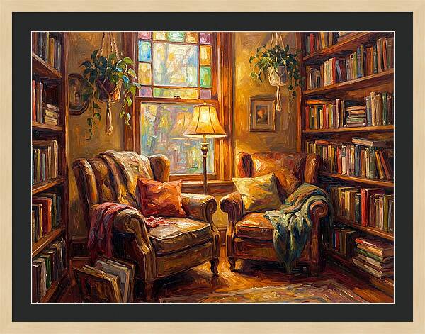 Cozy Reading Nook With Light