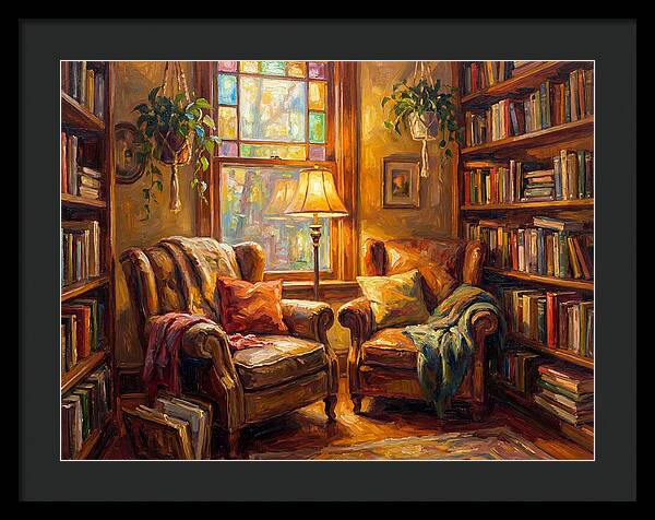 Cozy Reading Nook With Light