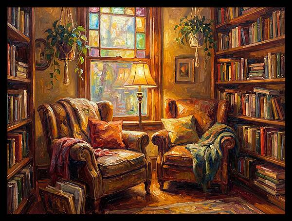 Cozy Reading Nook With Light
