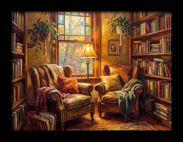 Cozy Reading Nook With Light