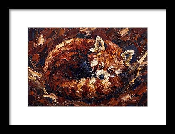 Cozy Red Panda Resting