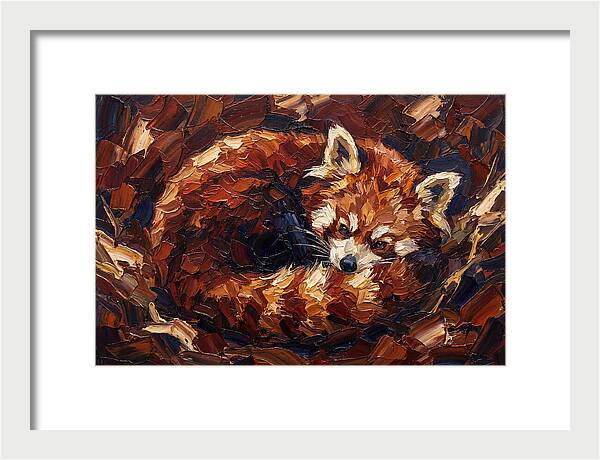 Cozy Red Panda Resting