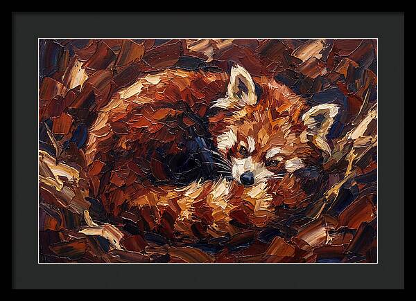 Cozy Red Panda Resting