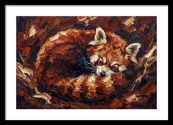 Cozy Red Panda Resting