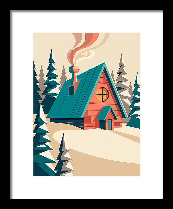 Cozy Snowy Cabin