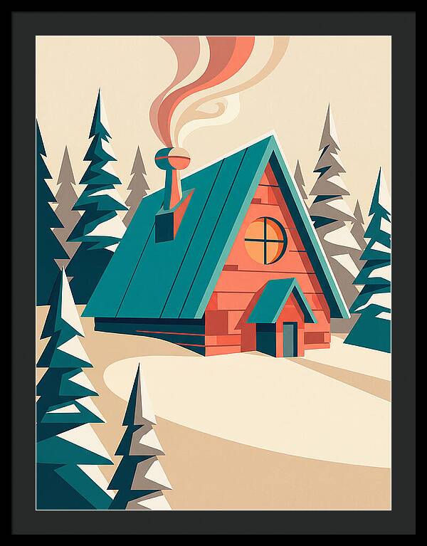 Cozy Snowy Cabin