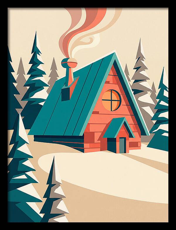 Cozy Snowy Cabin