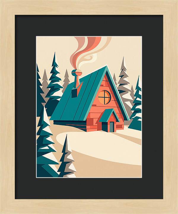 Cozy Snowy Cabin