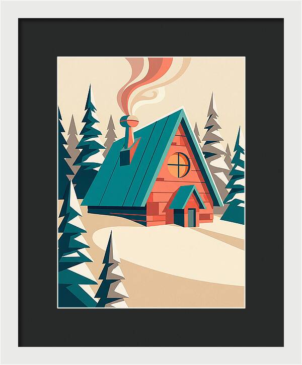 Cozy Snowy Cabin