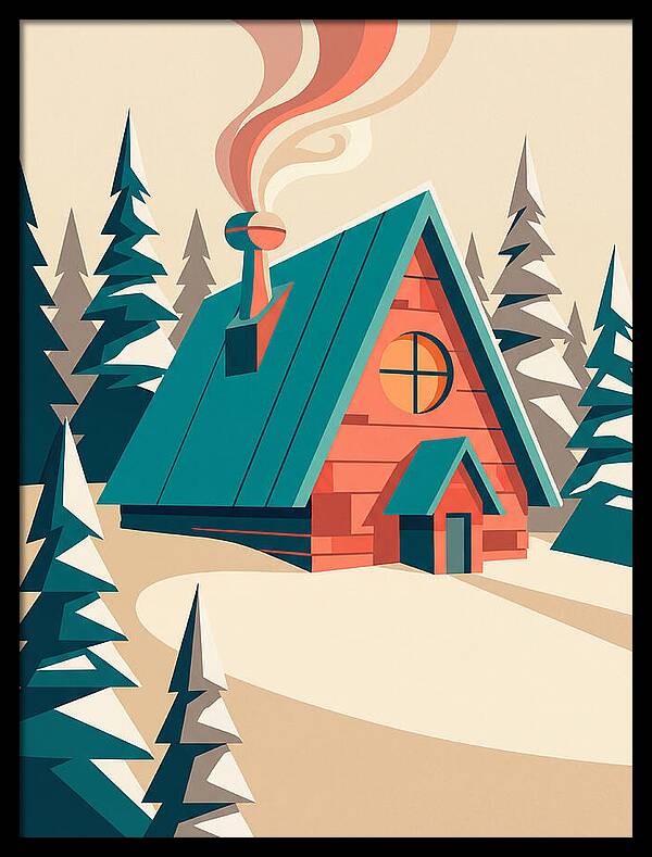 Cozy Snowy Cabin