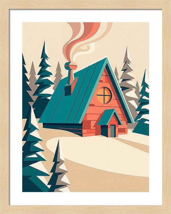 Cozy Snowy Cabin