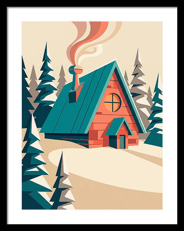 Cozy Snowy Cabin
