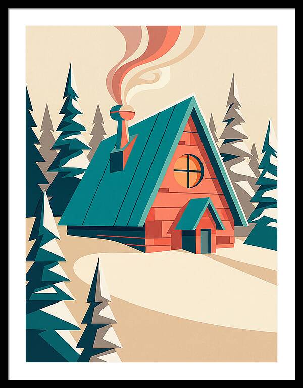 Cozy Snowy Cabin