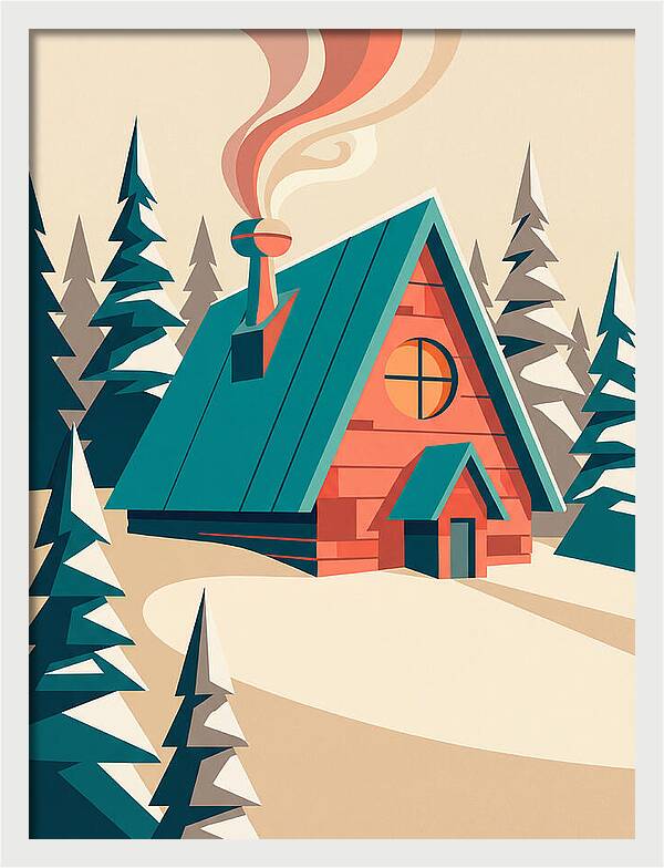 Cozy Snowy Cabin
