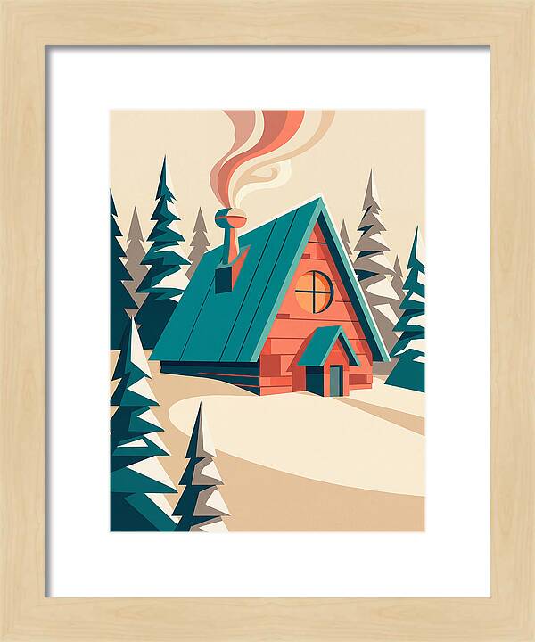 Cozy Snowy Cabin