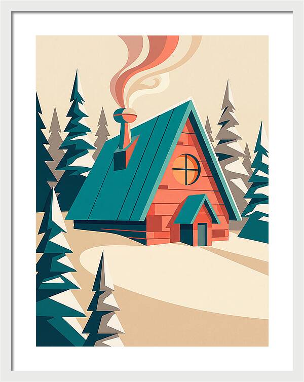 Cozy Snowy Cabin