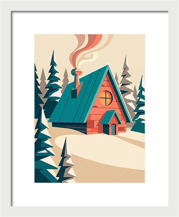 Cozy Snowy Cabin