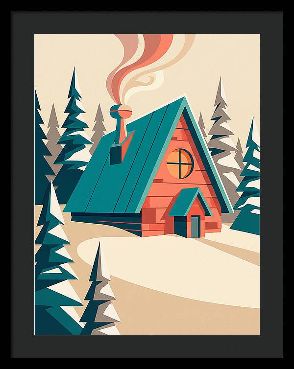 Cozy Snowy Cabin