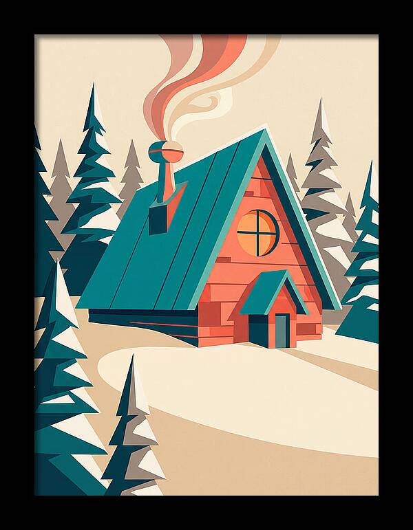 Cozy Snowy Cabin