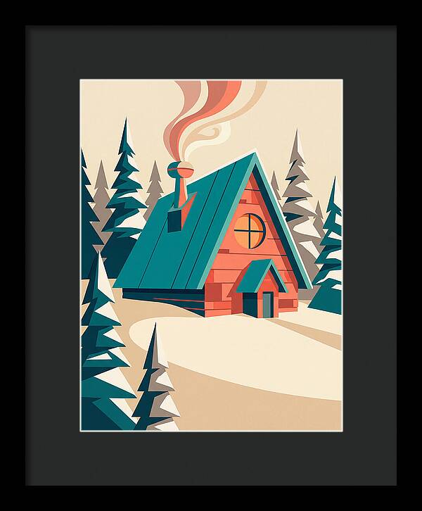 Cozy Snowy Cabin