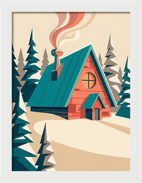Cozy Snowy Cabin