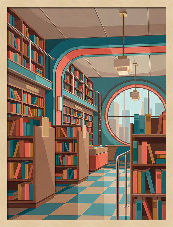 Cozy Vintage Bookstore Ambiance