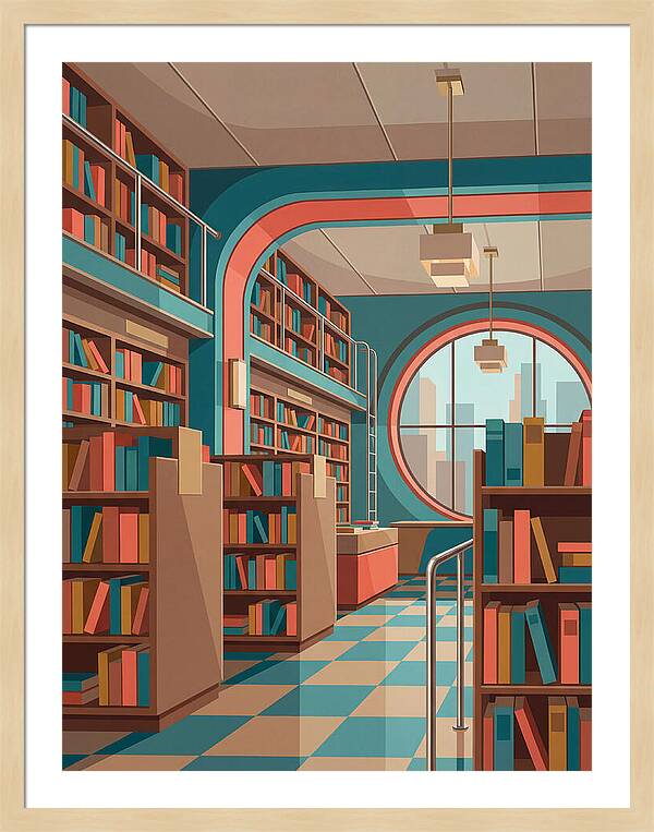 Cozy Vintage Bookstore Ambiance
