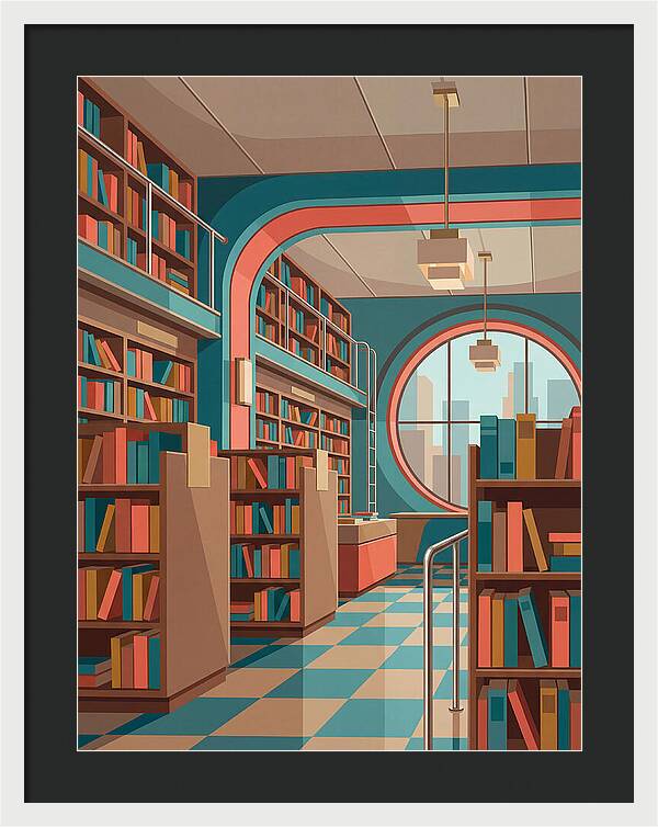 Cozy Vintage Bookstore Ambiance