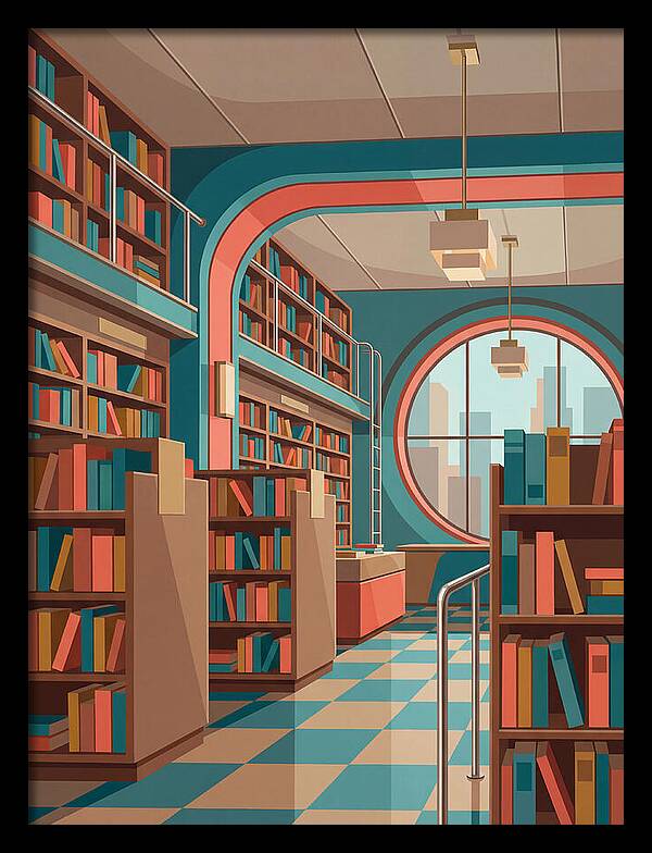 Cozy Vintage Bookstore Ambiance