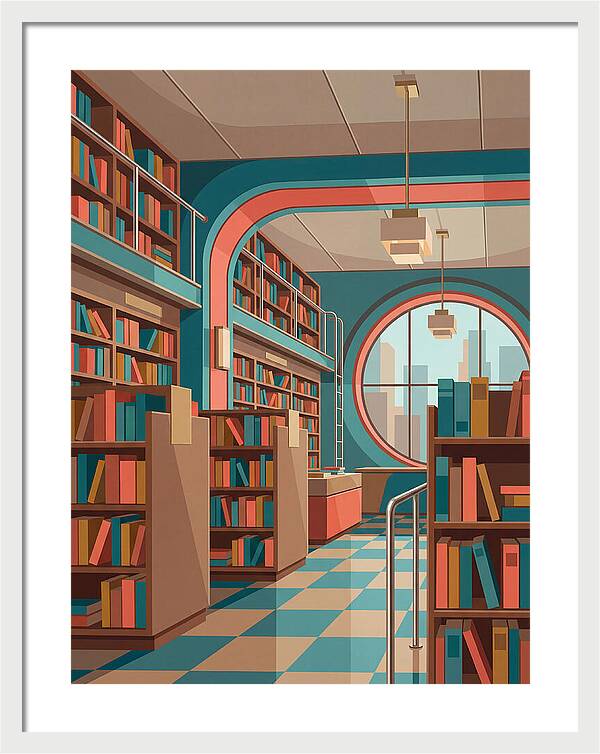 Cozy Vintage Bookstore Ambiance