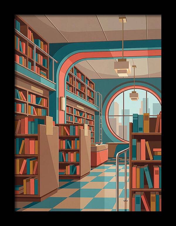 Cozy Vintage Bookstore Ambiance