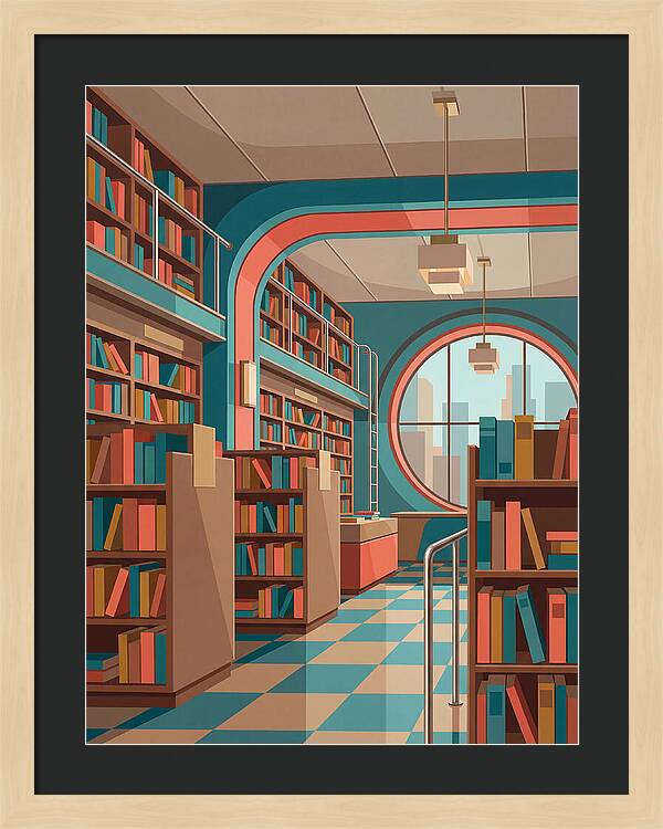 Cozy Vintage Bookstore Ambiance