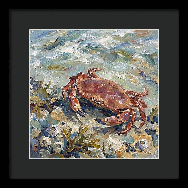 Crab Among Coastal Flora