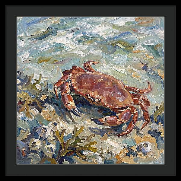 Crab Among Coastal Flora