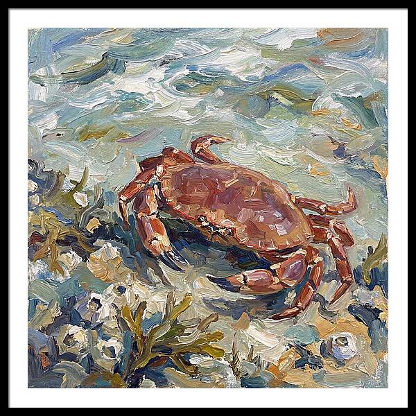 Crab Among Coastal Flora