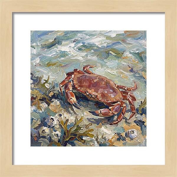 Crab Among Coastal Flora