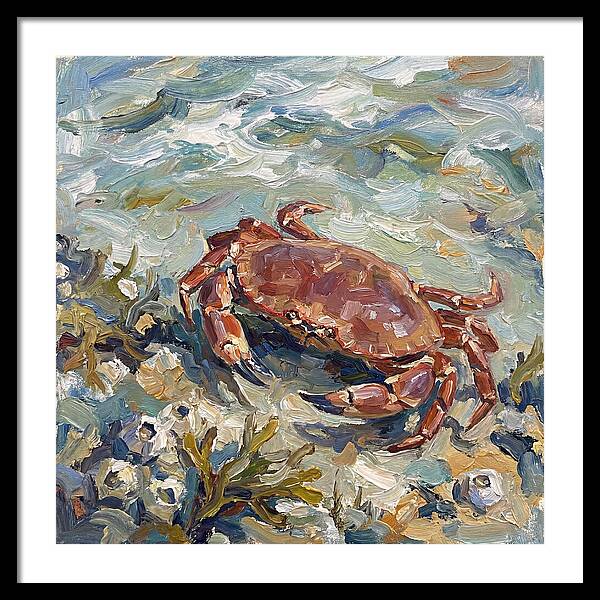 Crab Among Coastal Flora