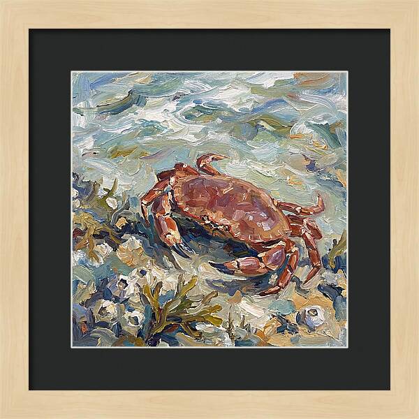 Crab Among Coastal Flora