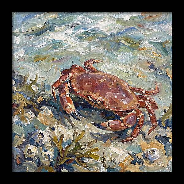 Crab Among Coastal Flora